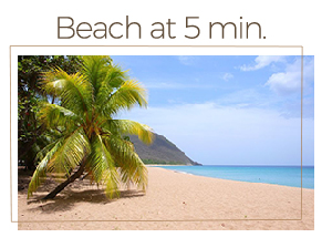 Convenient location Villa Palm Bay Vacation Rental Deshaies Guadeloupe